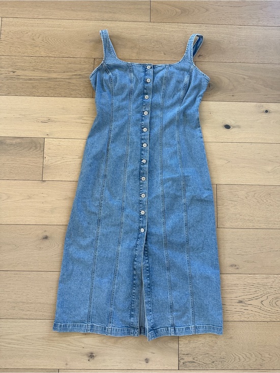 GAP Dresses & Skirts - GAP Light Blue Denim Dress with Button Detail